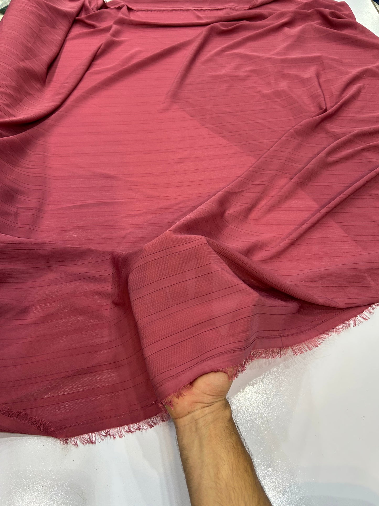 Plain Laduna Zari Georgette 06