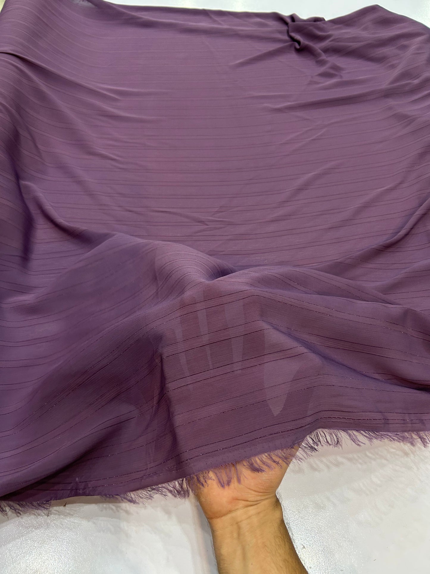 Plain Laduna Zari Georgette 13