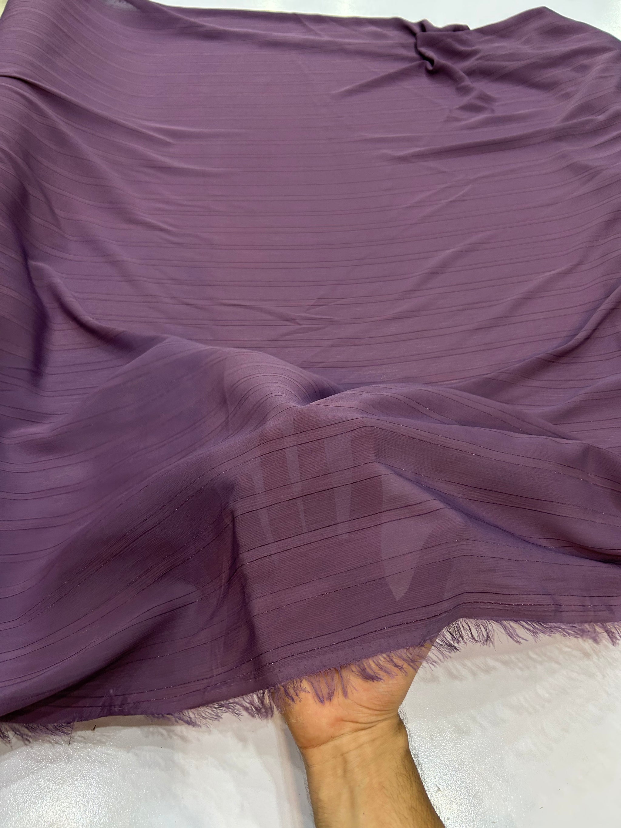 Plain Laduna Zari Georgette 13