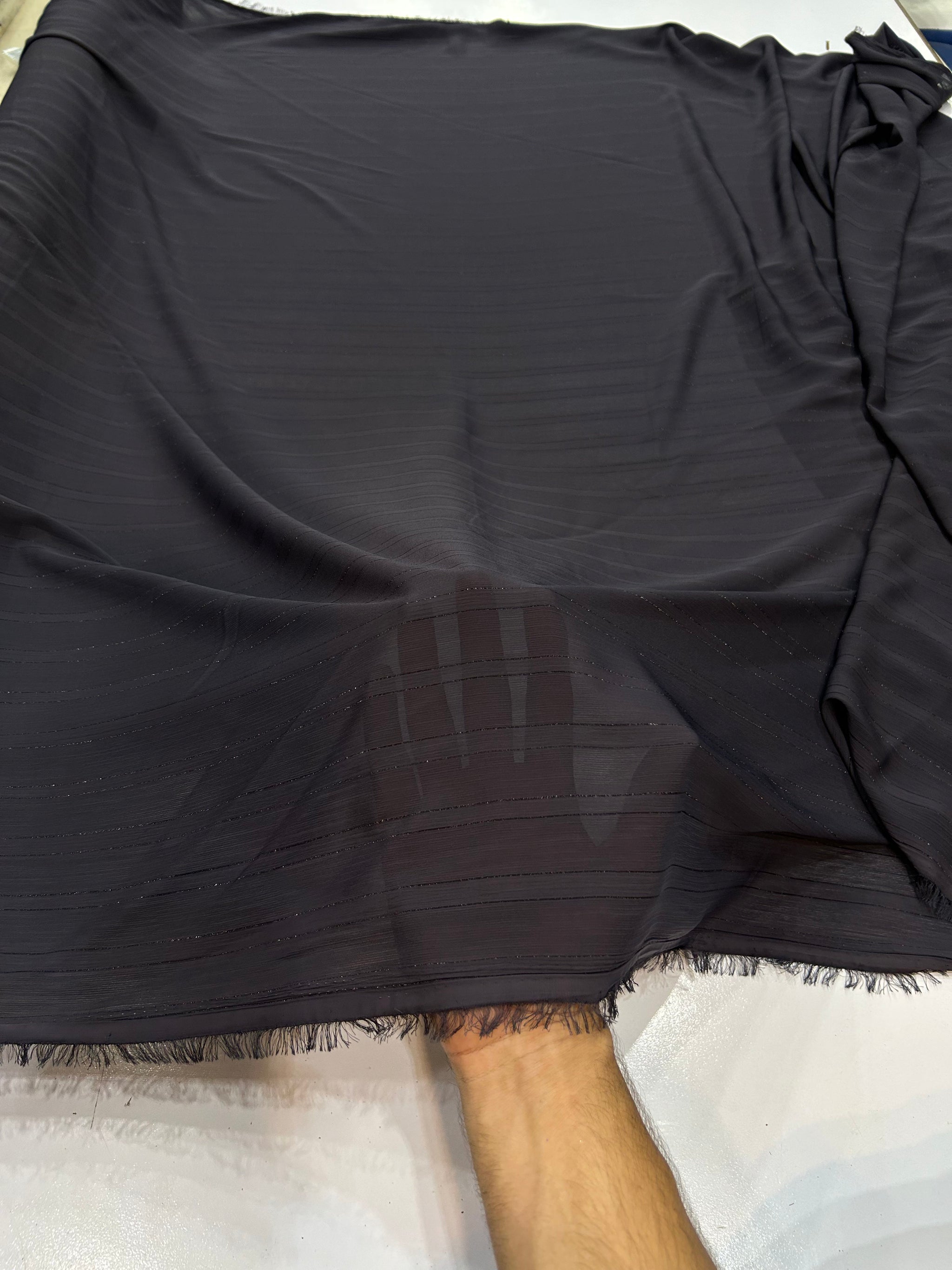 Plain Laduna Zari Georgette 16