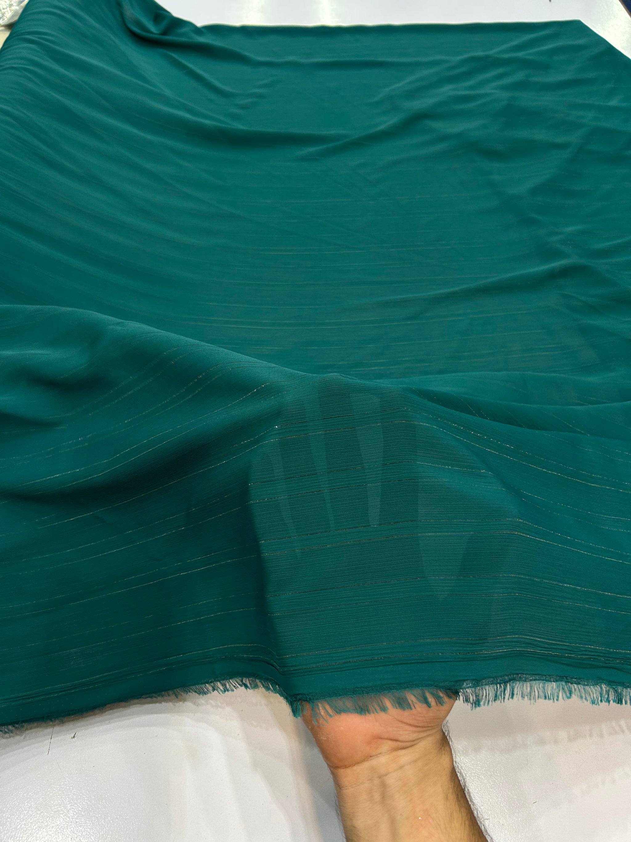 Plain Laduna Zari Georgette 21