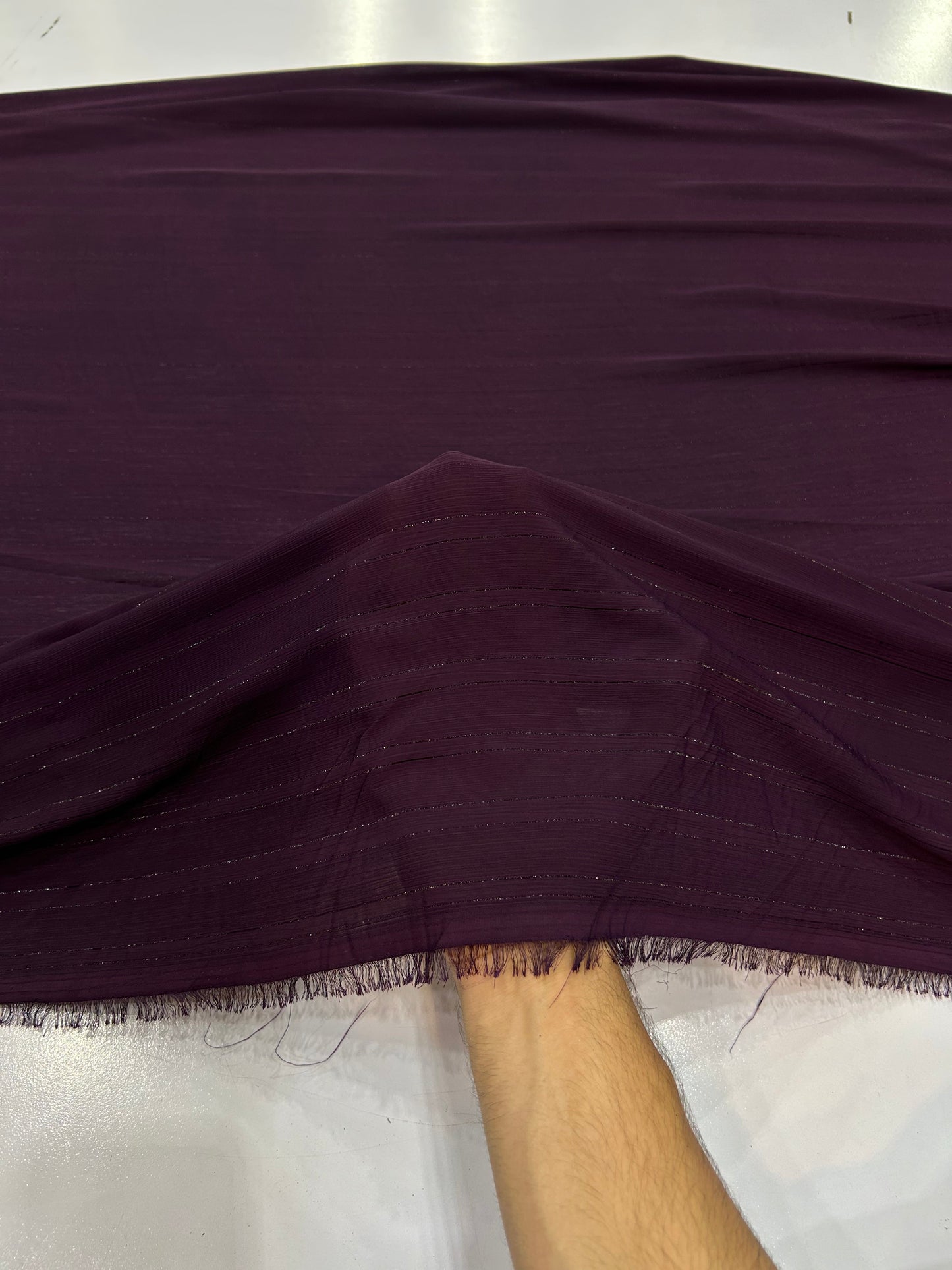 Plain Laduna Zari Georgette 23