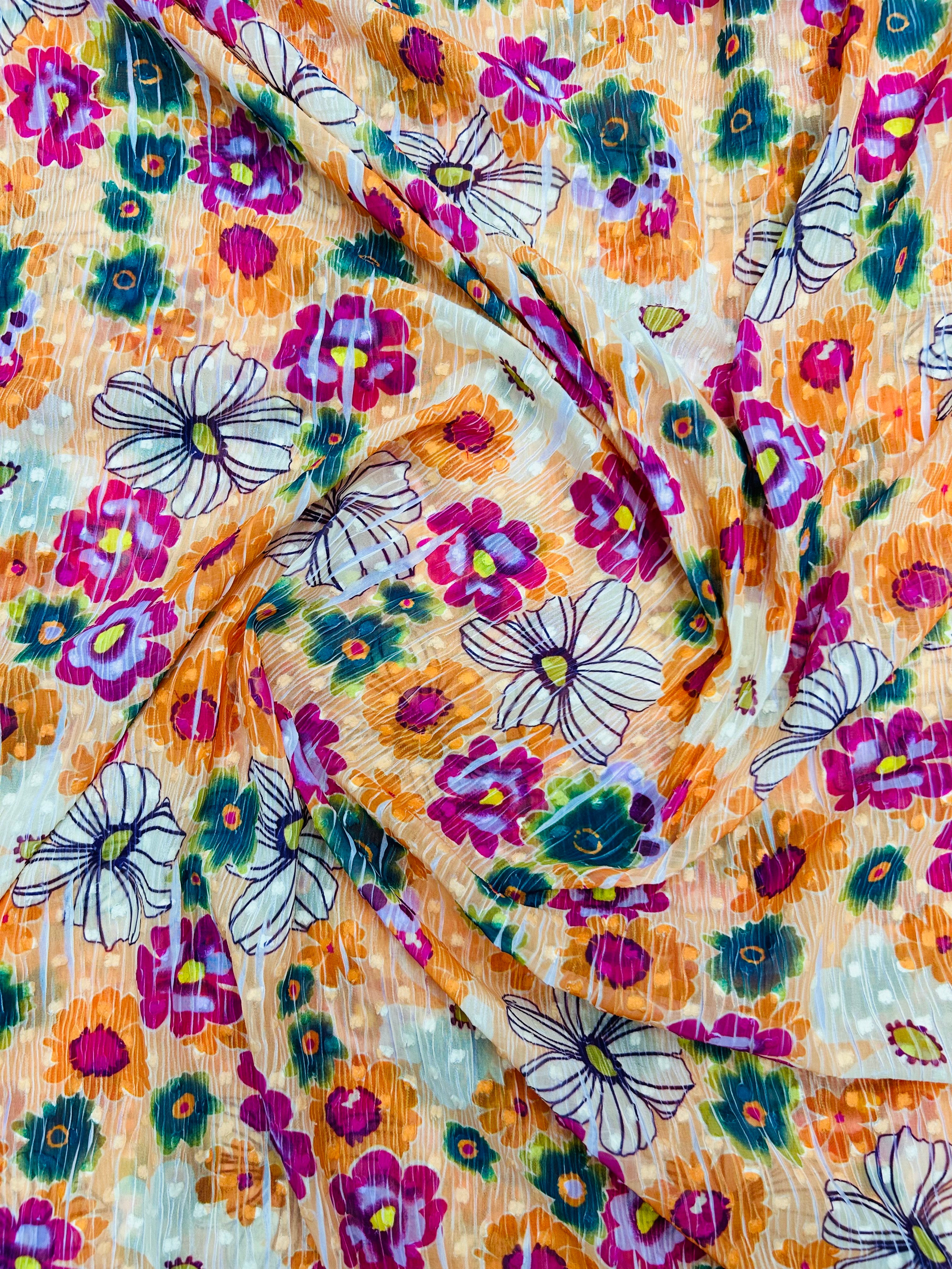 Printed chiffon 40